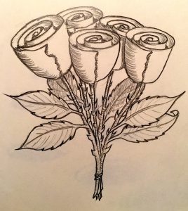 Roses easy Beginner Drawing