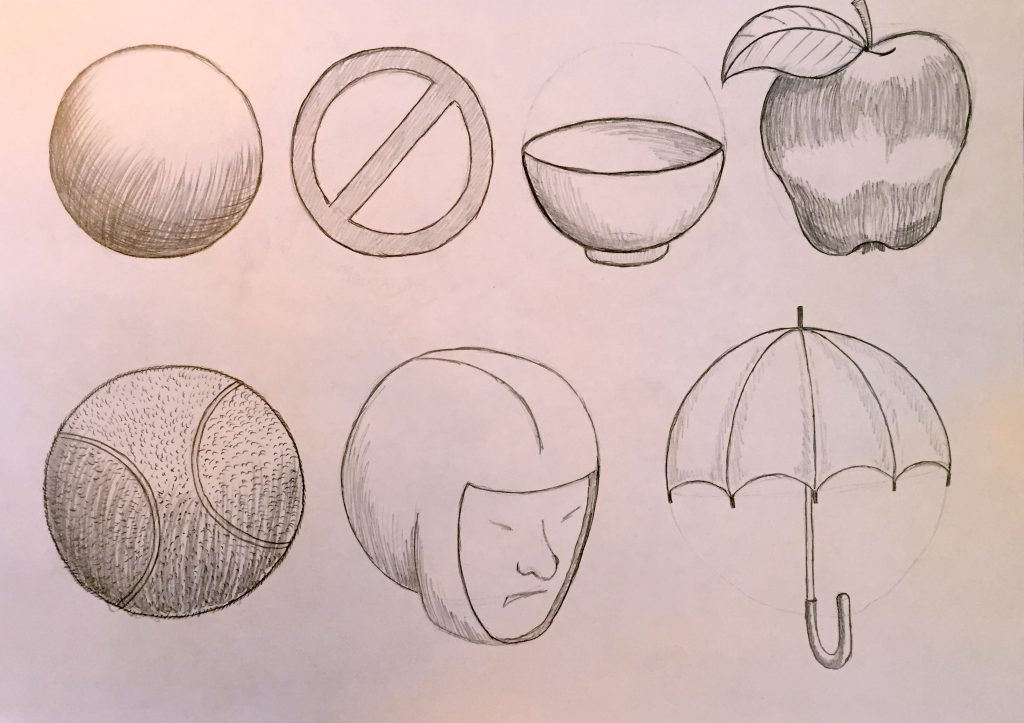 Easy Beginner Drawings From Circles