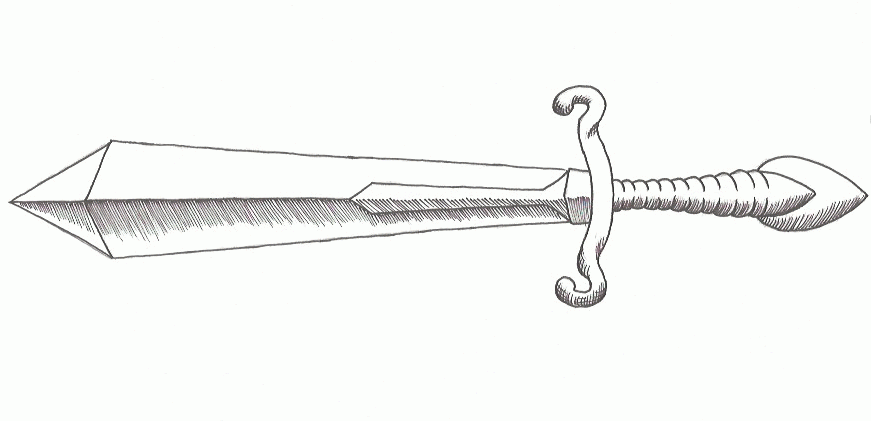 How To Draw Swords Easy And Fun The Drawing Journey