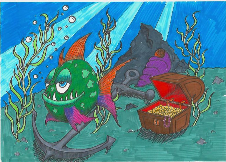 Ocean Floor Pictures | The Drawing Journey