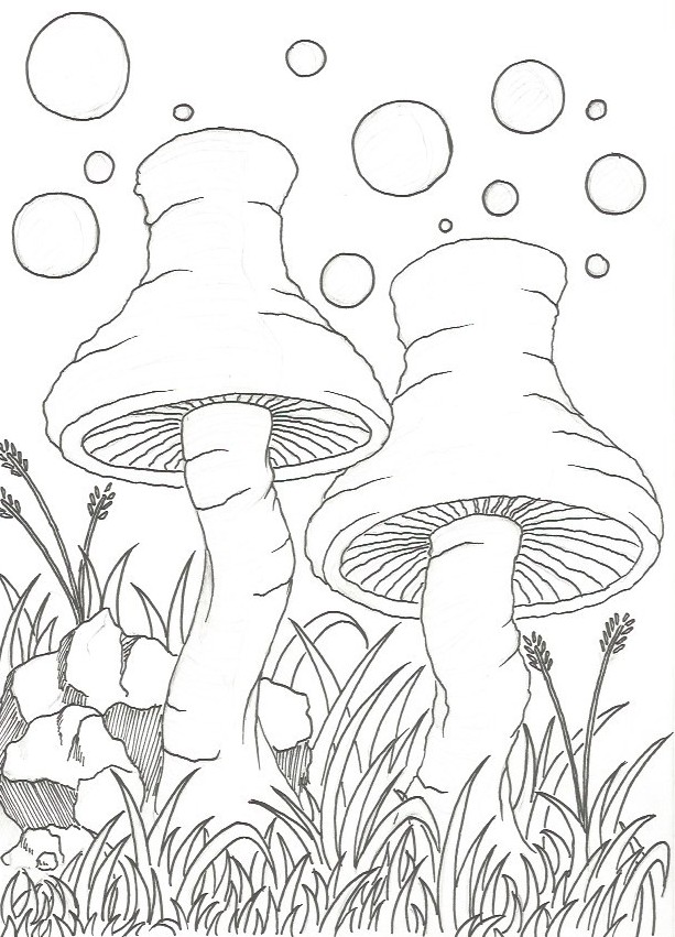 Space Fungus - Outline